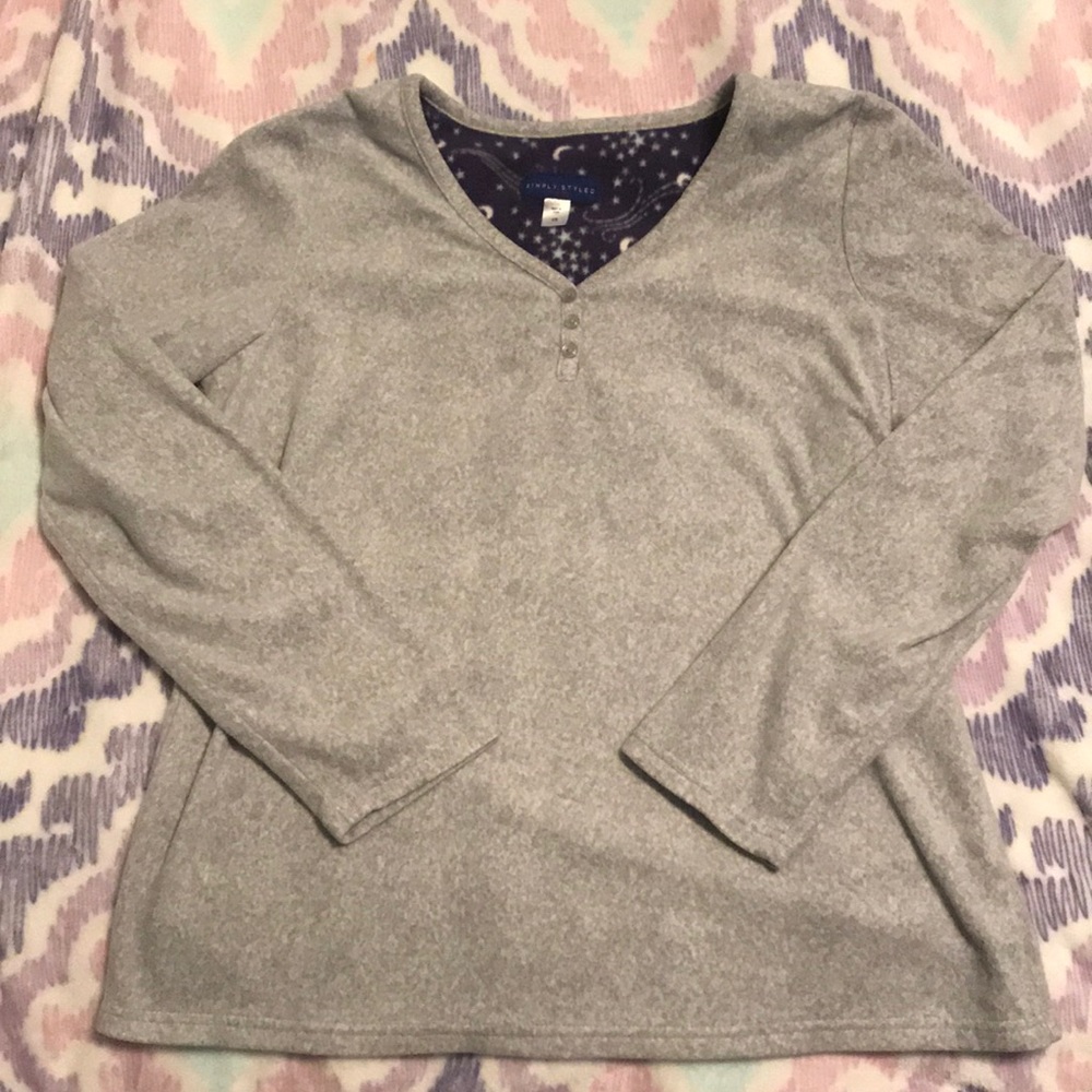 Light Grey Night Sweatshirt